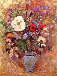 Vase of Flowers 1903-1905 by Odilon Redon