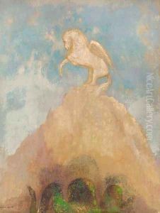 Pegase blanc by Odilon Redon