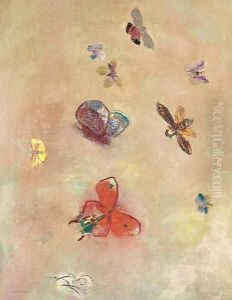 Papillons 2 by Odilon Redon