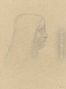 Profile de femme by Odilon Redon