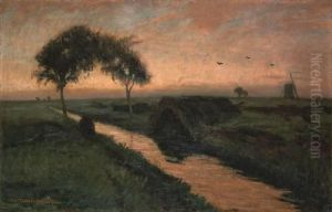 Abend Am Moorkanal