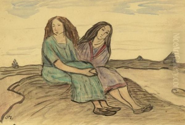 Zwei Sitzende Frauen - view 1