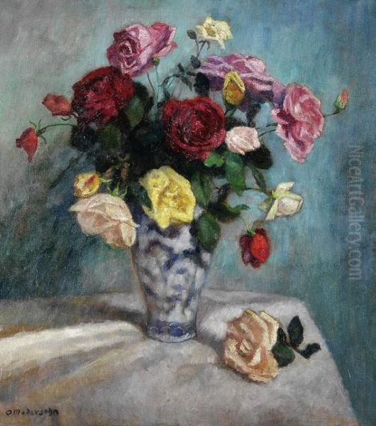 Blumenstillleben Mit Rosen - view 1