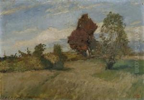 Landscape With Two Trees. Circa 1893. - view 1