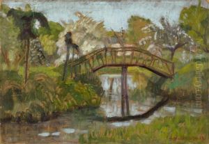 Garten Im Fruhling by Otto Modersohn