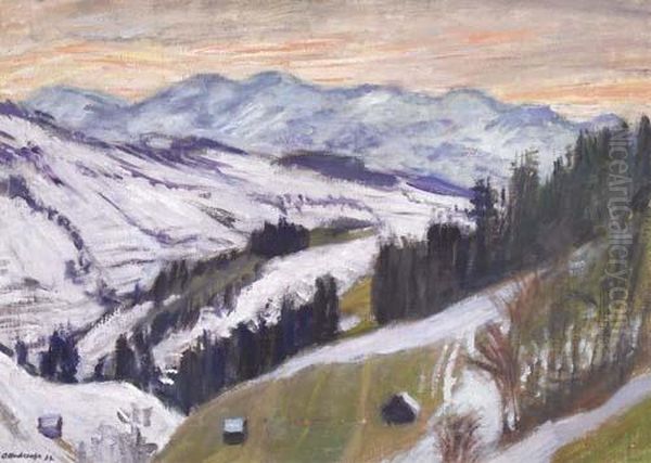 Der Gailenberg Im Winter. 1933. - view 1