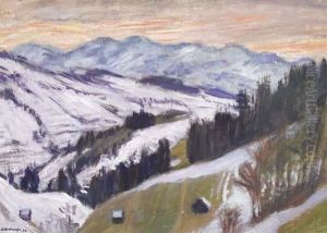 Der Gailenberg Im Winter. 1933. Der Gailenberg Im Winter. 1933.