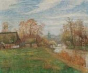 Fruhling In Worpswede by Otto Modersohn