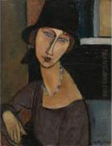 Jeanne Hebuterne (au Chapeau) by Amedeo Modigliani