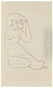 Les Nymphes. by Amedeo Modigliani