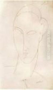 Testa Di Cariatide by Amedeo Modigliani
