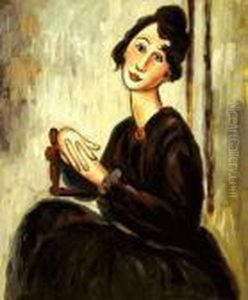 Portrait Of Madame Hayden by Amedeo Modigliani