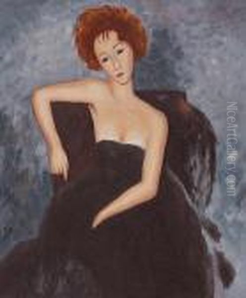 Young Redhead In An Evening Dress - view 1