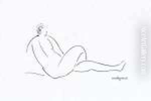 Nu Couchee De Dos by Amedeo Modigliani