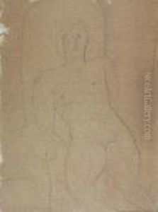 Nu Dans Un Fauteuil by Amedeo Modigliani