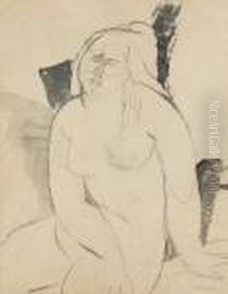 Nudo Femminile Seduto - view 1