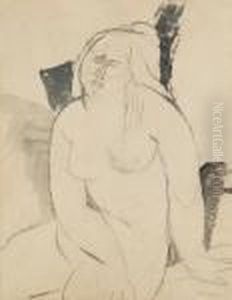 Nudo Femminile Seduto by Amedeo Modigliani