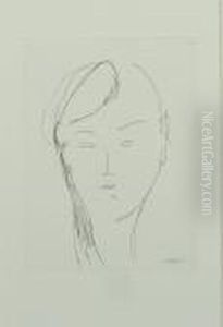 Portrait D'une Jeune Fille by Amedeo Modigliani