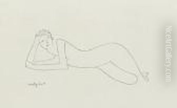 Femme Nue Allongee - view 1