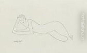Femme Nue Allongee by Amedeo Modigliani