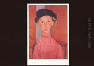 Agirl With A Beret(a Set Of 10) by Amedeo Modigliani
