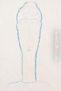 Tete De Femme by Amedeo Modigliani