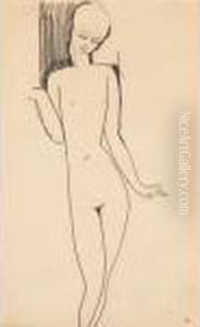 Femme Nue, Vue De Face by Amedeo Modigliani