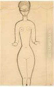 Femme Nue De Face by Amedeo Modigliani