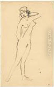 Femme Nue Debout De Trois Quarts by Amedeo Modigliani