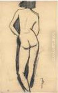 Femme Nue De Dos by Amedeo Modigliani