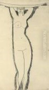 Cariatide A La Vasque by Amedeo Modigliani