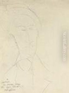 Portrait De Blaise Cendrars by Amedeo Modigliani