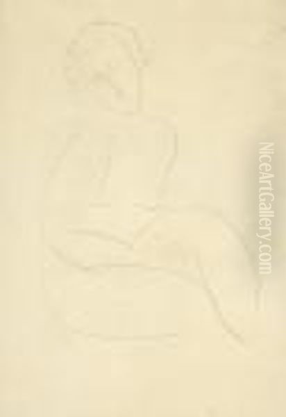 Femme Nue Assise - view 1