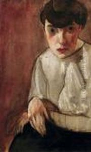 Giovane Seduta (sig.ra Cadorin) by Amedeo Modigliani