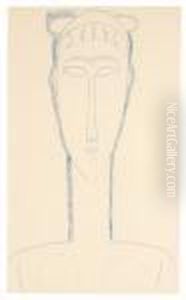 Tete De Femme by Amedeo Modigliani