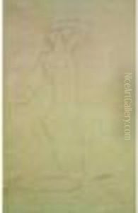 Femme Nue Agenouillee by Amedeo Modigliani