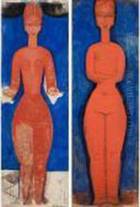 I) Cariatide by Amedeo Modigliani
