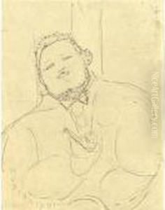 Portrait De Diego Rivera by Amedeo Modigliani