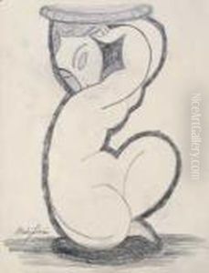 Cariatide by Amedeo Modigliani