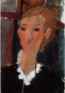 Jeune Femme A La Collerette by Amedeo Modigliani