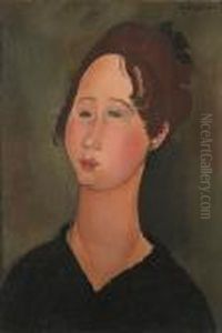 Portrait De Jeune Femme by Amedeo Modigliani
