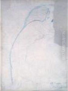 Portrait De Femme Nu by Amedeo Modigliani