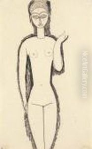 Nudo In Piedi by Amedeo Modigliani