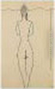 Femme Nue Vue De Dos by Amedeo Modigliani