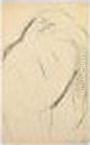 Portrait De Femme Se Coiffant by Amedeo Modigliani