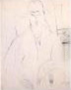 Portrait D'homme Attable Devant Un Verre (portrait De Henri Hayden) by Amedeo Modigliani