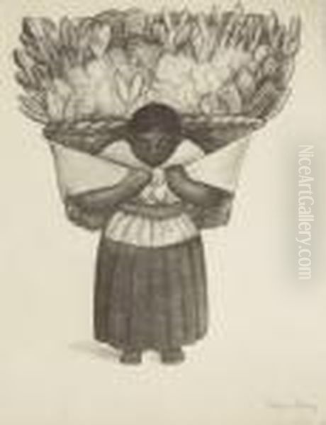 Diego Rivera Mural Study - view 1