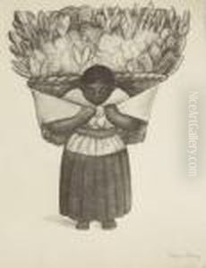 Diego Rivera Mural Study by Tina Modotti