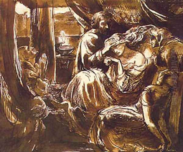 Study for the Death of Lady Macbeth - view 1