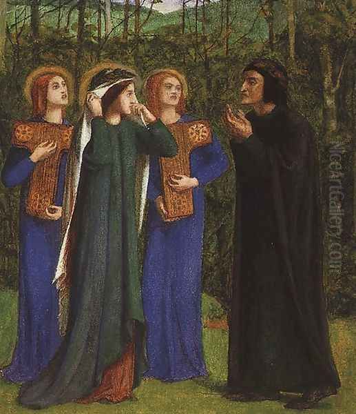 The Meeting of Dante and Beatrice in Paradise - view 1